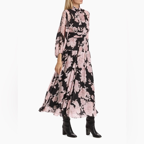 DEREK LAM 10 CROSBY Jolie Floral Dress - NWT - Sz 0 - MSRP $650 - Picture 4 of 4